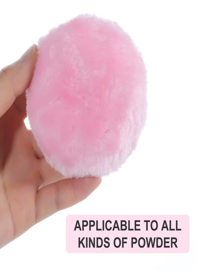 Larrel Makeup Puff, 2 Pcs Washable Reusable Pressed Puff Soft Comfortable Body Dusting Puffs Cushion Applicator Makeup Beauty Tools for Women Girls(Pink, White) - Image 4